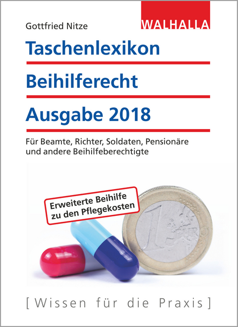 Taschenlexikon Beihilferecht Ausgabe 2018 - Gottfried Nitze