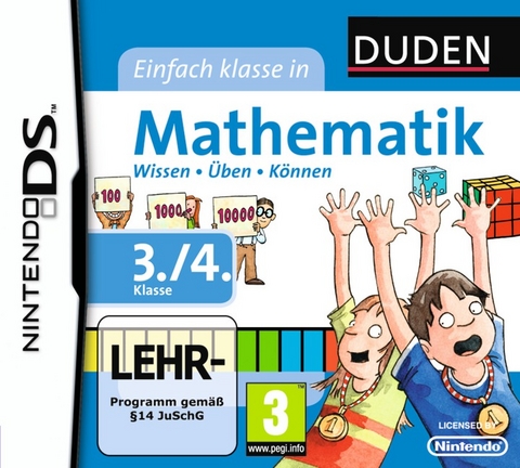 Duden-Trainer für Nintendo DS - Einfach klasse in Mathematik / 3./4. Klasse - DS-Karte