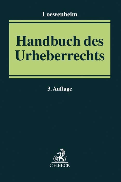 Handbuch des Urheberrechts - 