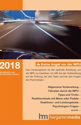 Keine Angst vor der MPU 2018