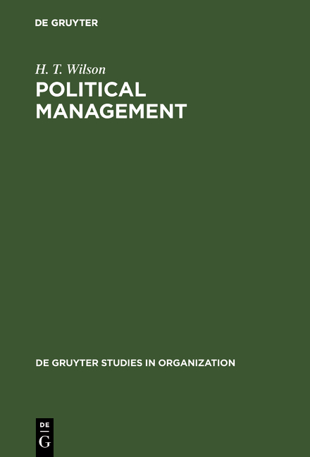 Political Management - H. T. Wilson