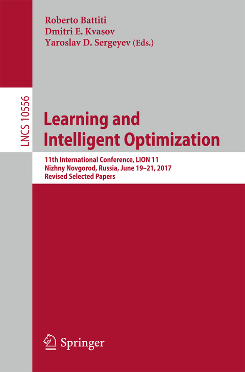 Learning and Intelligent Optimization - 