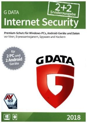 G Data InternetSecurity 2018 2+2 Sonderausgabe, 1 CD-ROM