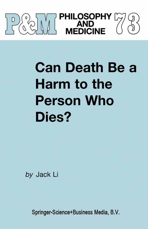 Can Death Be a Harm to the Person Who Dies? - J. Li