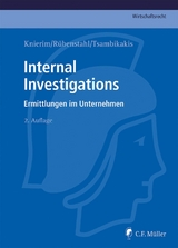 Internal Investigations - Markus Adick, Philipp Beckers, Folker Bittmann, Florian Block, Dennis Bock, Matthias Brockhaus, Rainer Buchert, Matthias LL.M. Dann, Lucian E. Dervan, Björn LL.M. Fiedler, Dirk M.A. Fleischer, Cornelia Gädigk, Sönke Gerhold, Felix A. LL.M. Gloeckner, Gina Greeve, Sebastian M.I.Tax Hölscher, Jesco Idler, Caroline Jacob-Hofbauer, Gerwin LL.M. Janke, Antje Klötzer-Assion, Oliver K.-F. Klug, Sven Köhnen, Thomas C. Knierim, Oliver Kraft, Helmut Kranzmaier, Lutz Krüger, Carsten Laschet, Jan Olaf Leisner, Anja LL.M. Mengel, Ole Mückenberger, Nina Nestler, Christian Pelz, Hannah Milena Piel, Harald W. Potinecke, Martin Pröpper, Christof Püschel, Michael Racky, Frank Reutter, Christian Rosinus, Markus Mag.iur. Rübenstahl, Markus Ruttig, Alexander Sättele, Hellen Schilling, Kathie Schröder, Frank Schuster, André Strecker, André-M. LL.M. Szesny, Michael Tsambikakis, Marc J. Waeber, Sebastian Wollschläger, Tim Wybitul, Silvia Ziebell