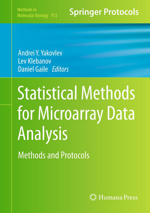 Statistical Methods for Microarray Data Analysis - 