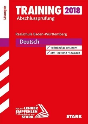 Lösungen zu Training Abschlussprüfung Realschule - Deutsch - BaWü