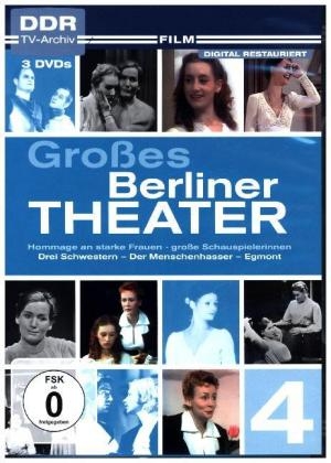 Hommage an starke Frauen - große Schauspielerinnen - Drei Schwestern - Der Menschenhasser - Egmont, 3 DVD