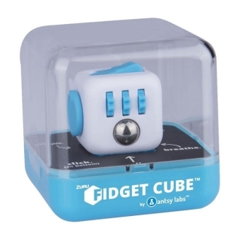 Fidget Cube "Aqua" (weiß/blau)