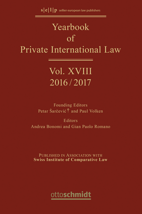 Yearbook of Private International Law Vol. XVIII – 2016/2017 - 