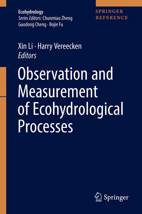 Observation and Measurement of Ecohydrological Processes - 