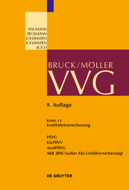 VVG / Kraftfahrtversicherung