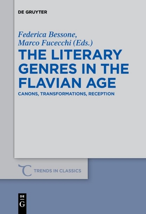 The Literary Genres in the Flavian Age - 