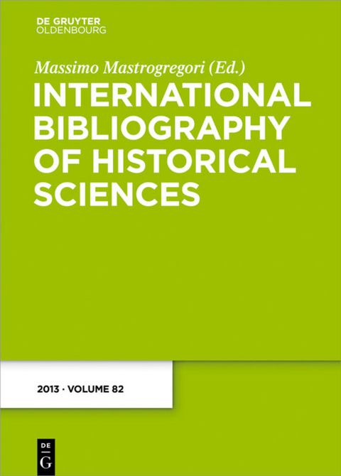 International Bibliography of Historical Sciences / 2013 - 