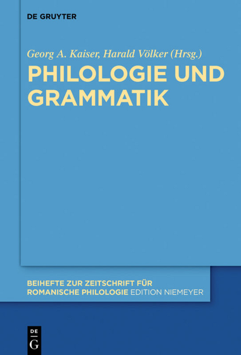 Philologie und Grammatik - 