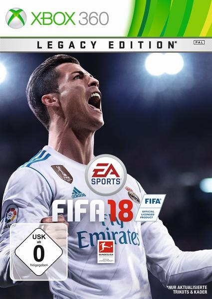 FIFA 18, 1 Xbox360-DVD (Legacy Edition)