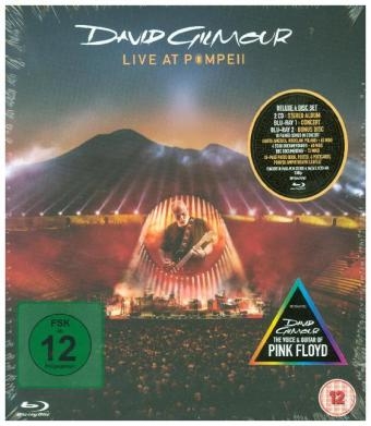 Live At Pompeii, 2 Audio-CDs + 2 Blu-rays + Merchandise (Deluxe Box) - David Gilmour