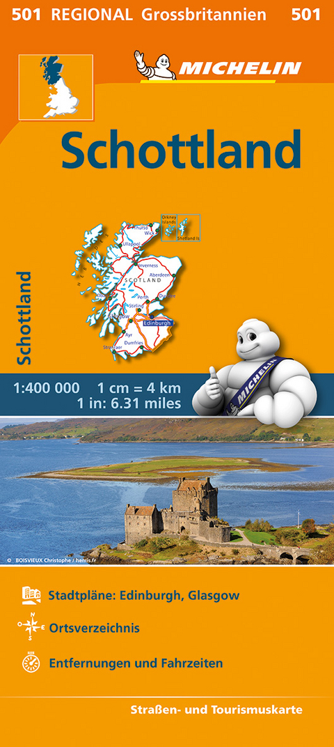 Michelin Karte Schottland