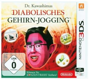 Dr. Kawashimas diabolisches Gehirn-Jogging, 1 Nintendo 3DS-Spiel