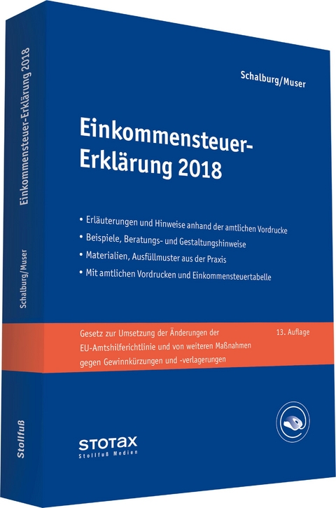 Einkommensteuer-Erklärung 2017 - Martin Schalburg, Stefan Muser