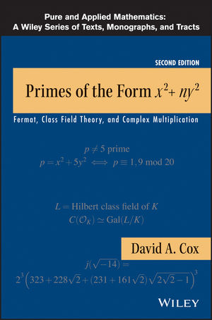 Primes of the Form x2+ny2 - David A. Cox