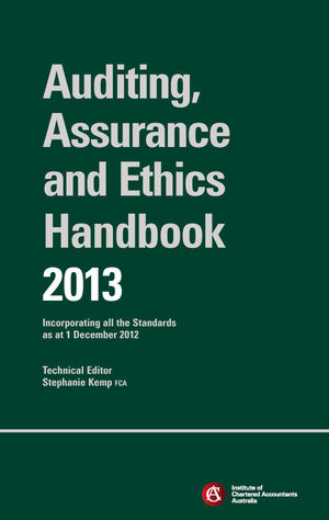 Chartered Accountants Auditing and Assurance Handbook 2013 - . ICAA