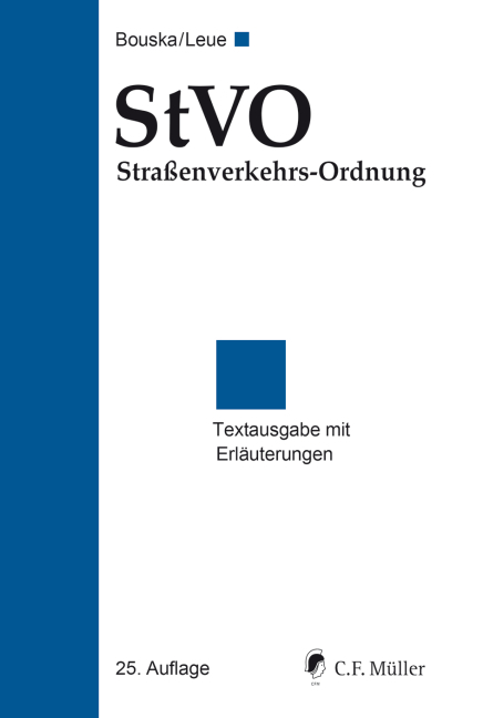 StVO Straßenverkehrs-Ordnung - 