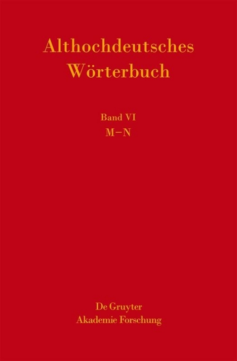 Althochdeutsches Wörterbuch / M-N - 