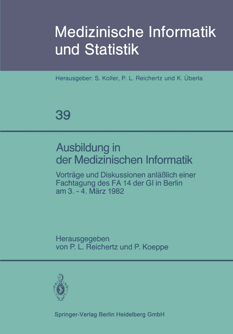 Ausbildung in der Medizinischen Informatik - 