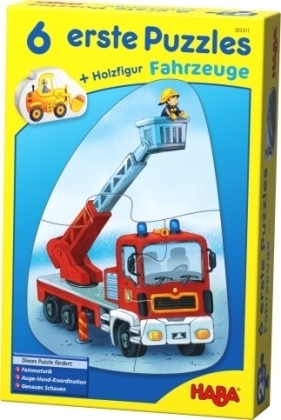 6 erste Puzzles - Fahrzeuge (Kinderpuzzle)