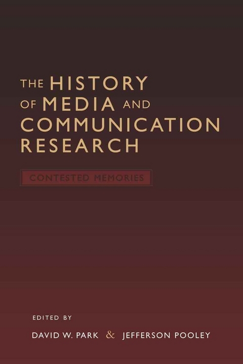 The History of Media and Communication Research - 