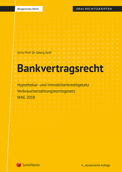 Bankvertragsrecht - Georg Graf