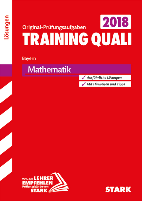 Lösungen zu Training Abschlussprüfung Quali Mittelschule - Mathematik 9. Klasse - Bayern