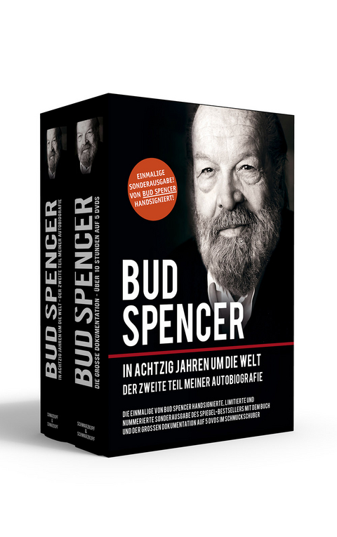 Bud Spencer - In achtzig Jahren um die Welt: Handsignierte, limitierte und nummerierte Sonderausgabe im Schmuckschuber - Carlo Pedersoli, Lorenzo De Luca