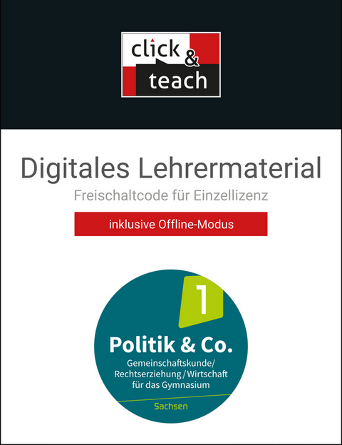 Politik & Co. – Sachsen - neu / Politik & Co. Sachsen click & teach 1 Box - Erik Müller, Stephan Podes, Hartwig Riedel, Dirk Salomon, Beate Schulz-Bode