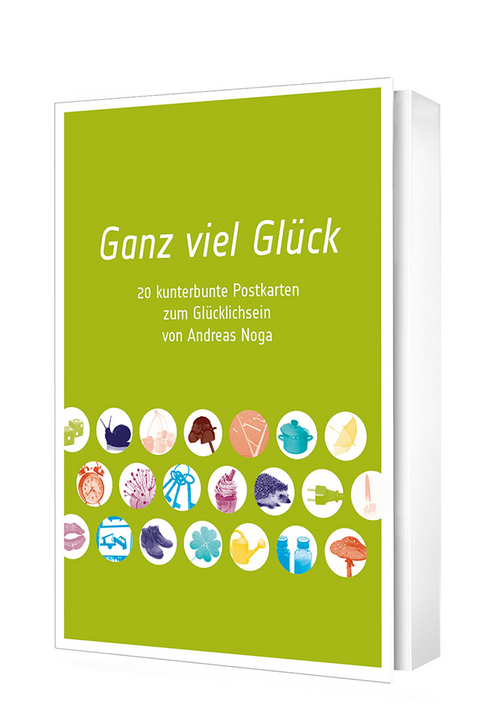 Ganz viel Glück - Postkartenbuch