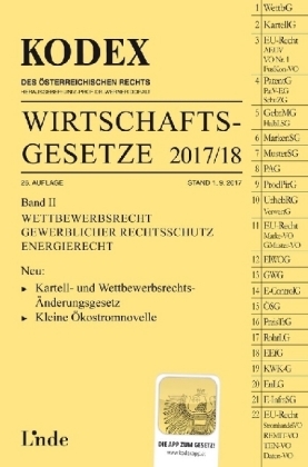 KODEX Wirtschaftsgesetze Band II 2017/18 - Georg Konetzky