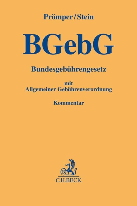 Bundesgebührengesetz - Stefan Prömper, Thomas Stein