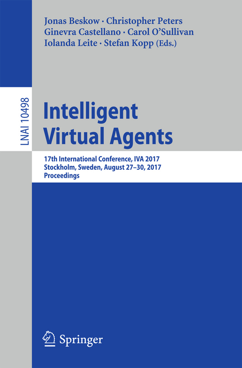 Intelligent Virtual Agents - 