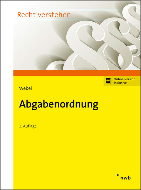 Abgabenordnung - Karsten Webel