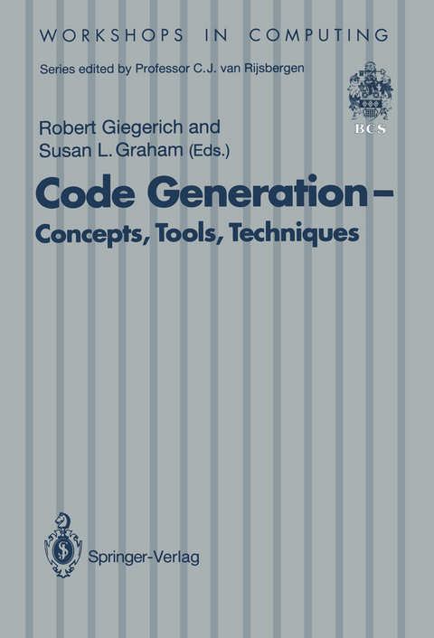 Code Generation — Concepts, Tools, Techniques - 