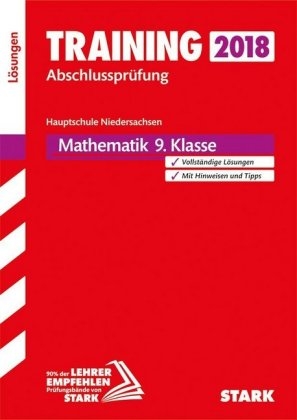 Lösungen zu Training Abschlussprüfung Hauptschule - Mathematik 9. Klasse - Niedersachsen