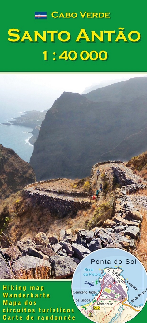 Cabo Verde: Santo Antão (Antao) 1:40000 - Pitt Reitmaier, Lucete Fortes