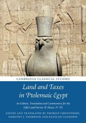 Land and Taxes in Ptolemaic Egypt