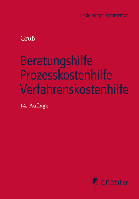 Beratungshilfe - Prozesskostenhilfe - Verfahrenskostenhilfe