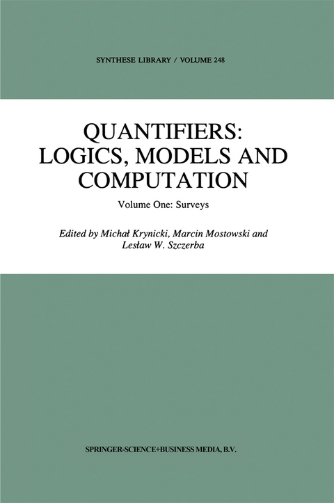 Quantifiers: Logics, Models and Computation - 