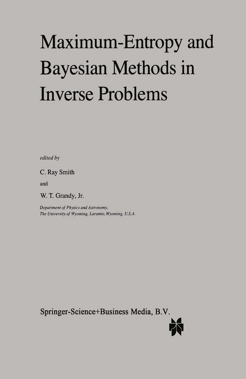 Maximum-Entropy and Bayesian Methods in Inverse Problems - 