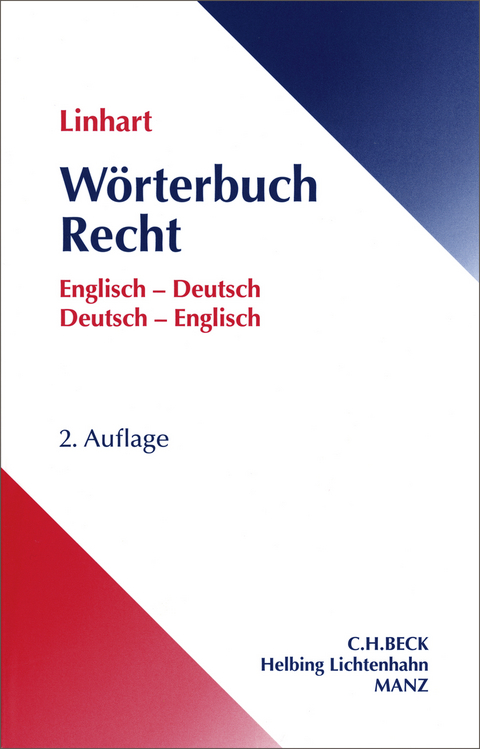 Wörterbuch Recht Englisch-Deutsch / Deutsch-Englisch - Karin Linhart