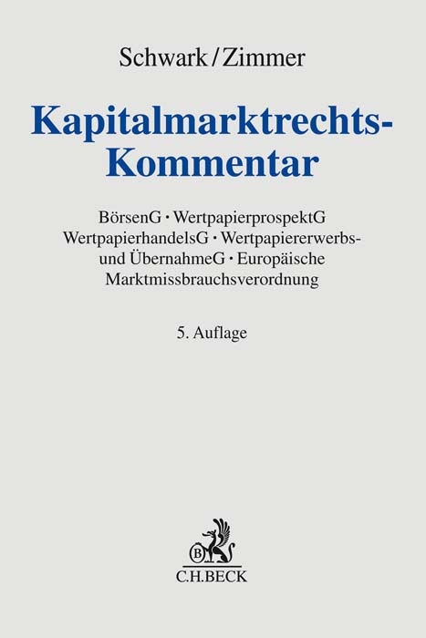 Kapitalmarktrechts-Kommentar - 