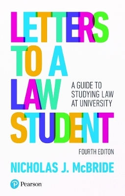 Letters to a Law Student - Nicholas Mcbride